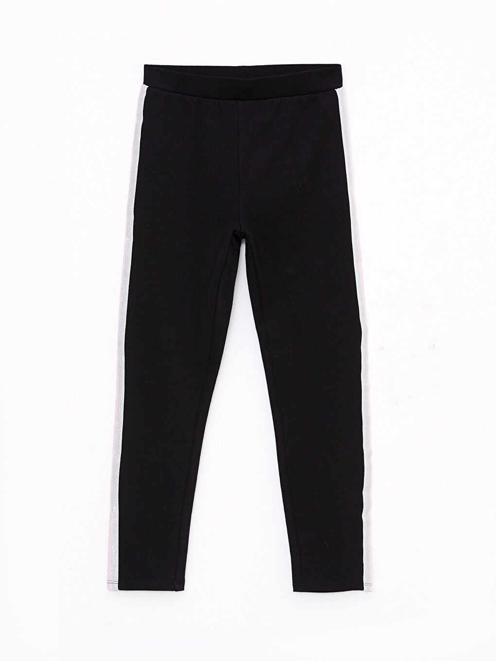 LCW Kids Elastic Waist Basic Cotton Girl Long Leggings -W2CI98Z4-CVL