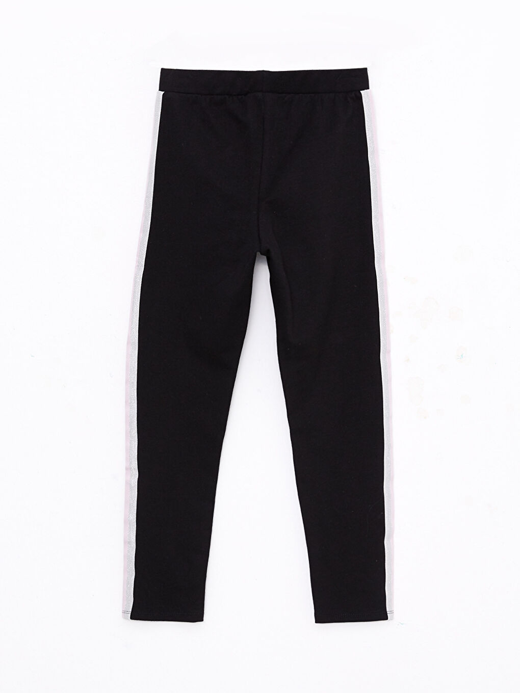 LCW Kids Elastic Waist Basic Cotton Girl Long Leggings -W2CI98Z4-CVL