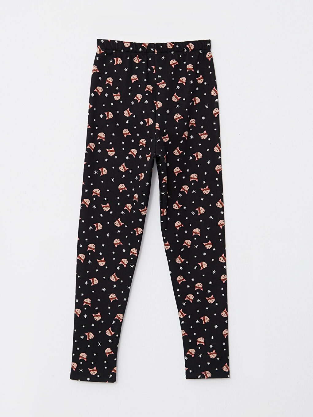LCW Kids Girls' Printed Long Leggings with Elastic Waist -W2CJ00Z4-LQJ