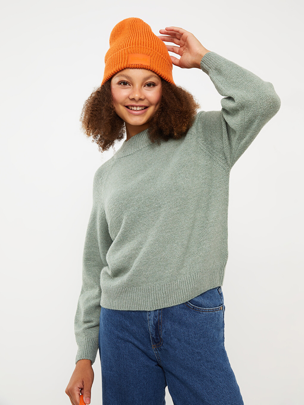 LCW Vision Funnel Neck Women's Knit Sweater - W2CJ21Z8-GC8 | LC