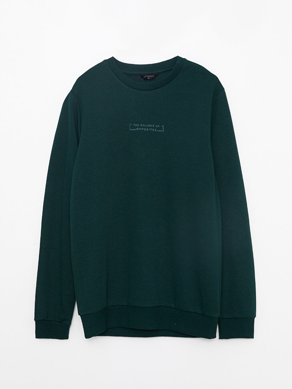 Crew Neck Long Sleeve Printed Men's Sweatshirt-5