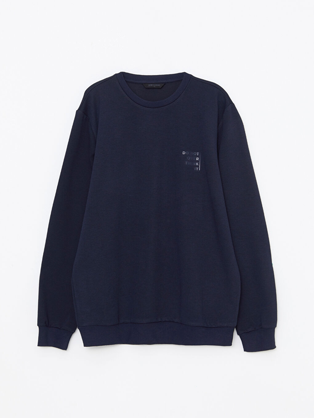 Crew Neck Long Sleeve Printed Men's Sweatshirt-4