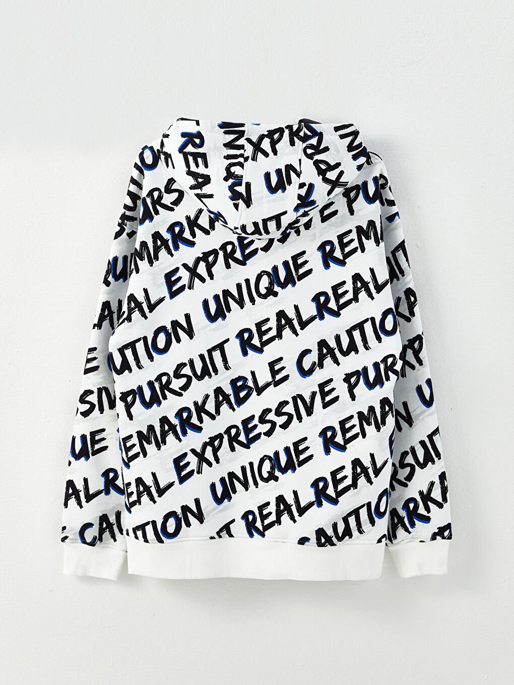 Long Sleeve Printed Men's Thick Hoodie-6