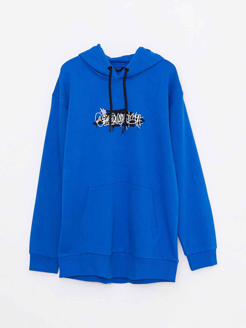 Long Sleeve Printed Men's Thick Hoodie-5