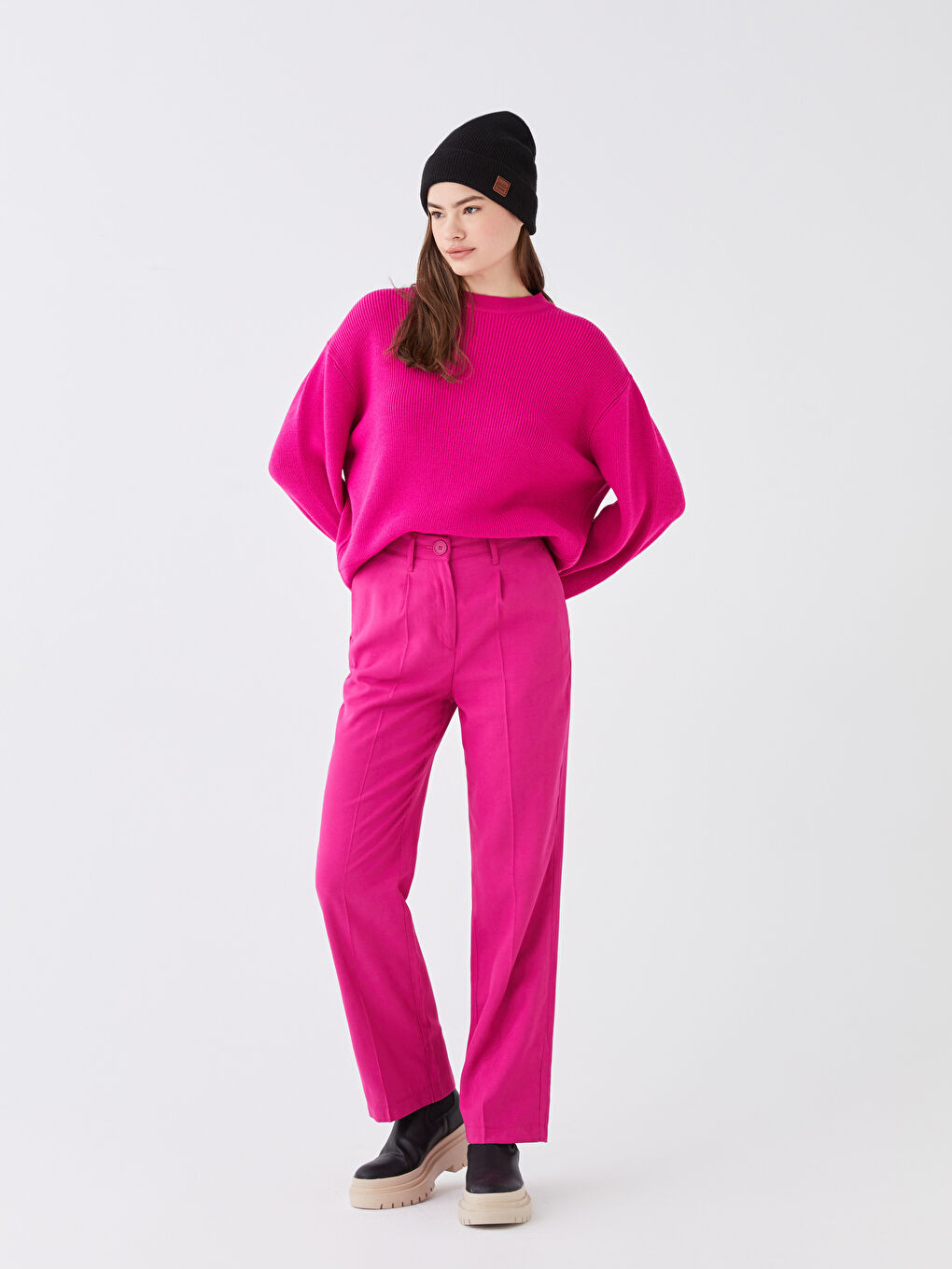 Label Printed Women's Beret-2
