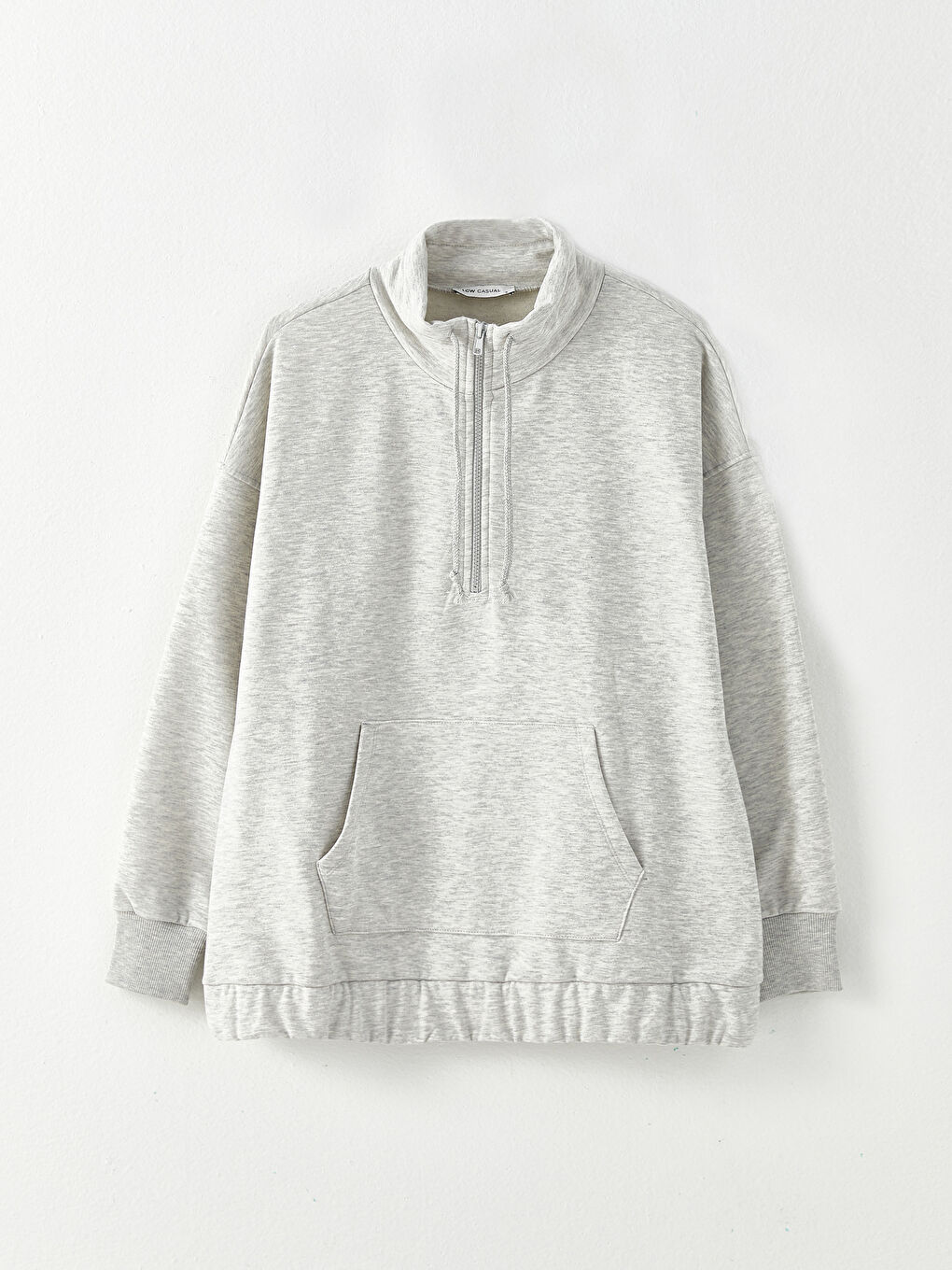 LCW Vision Stehkragen Schlichtes Dickes Sweatshirt für Damen -W2CJ71Z8-CY9