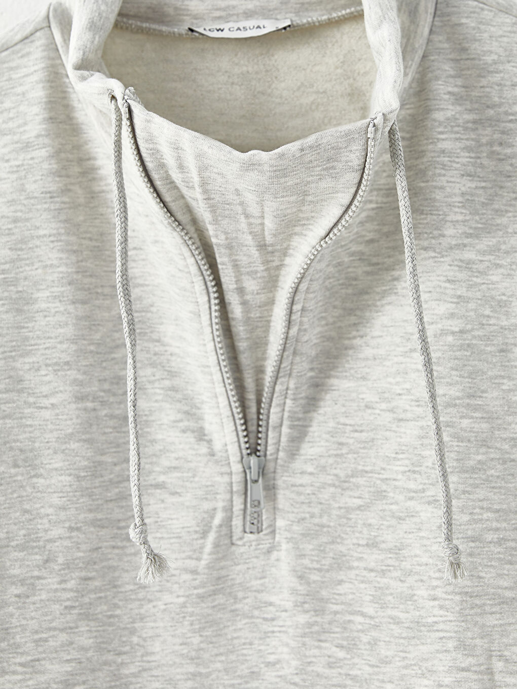 LCW Vision Stehkragen Schlichtes Dickes Sweatshirt für Damen -W2CJ71Z8-CY9