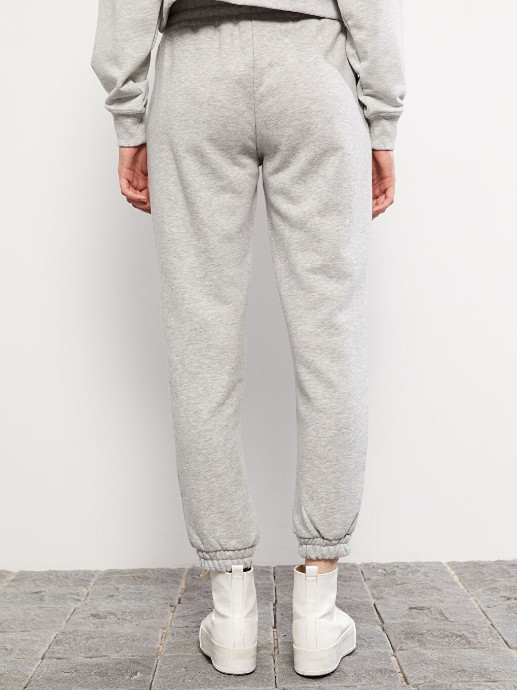 Elasticated Waist Printed Women's Jogger Sweatpants-3