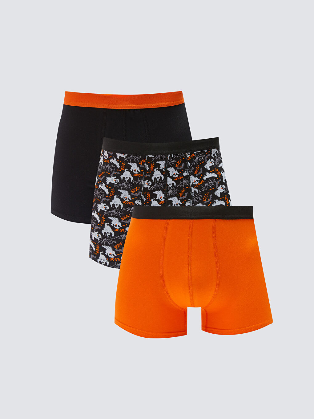 LC WAIKIKI Standart Kalıp Pamuklu Esnek Erkek Boxer 3'lü -W2CJ84Z8-LQJ
