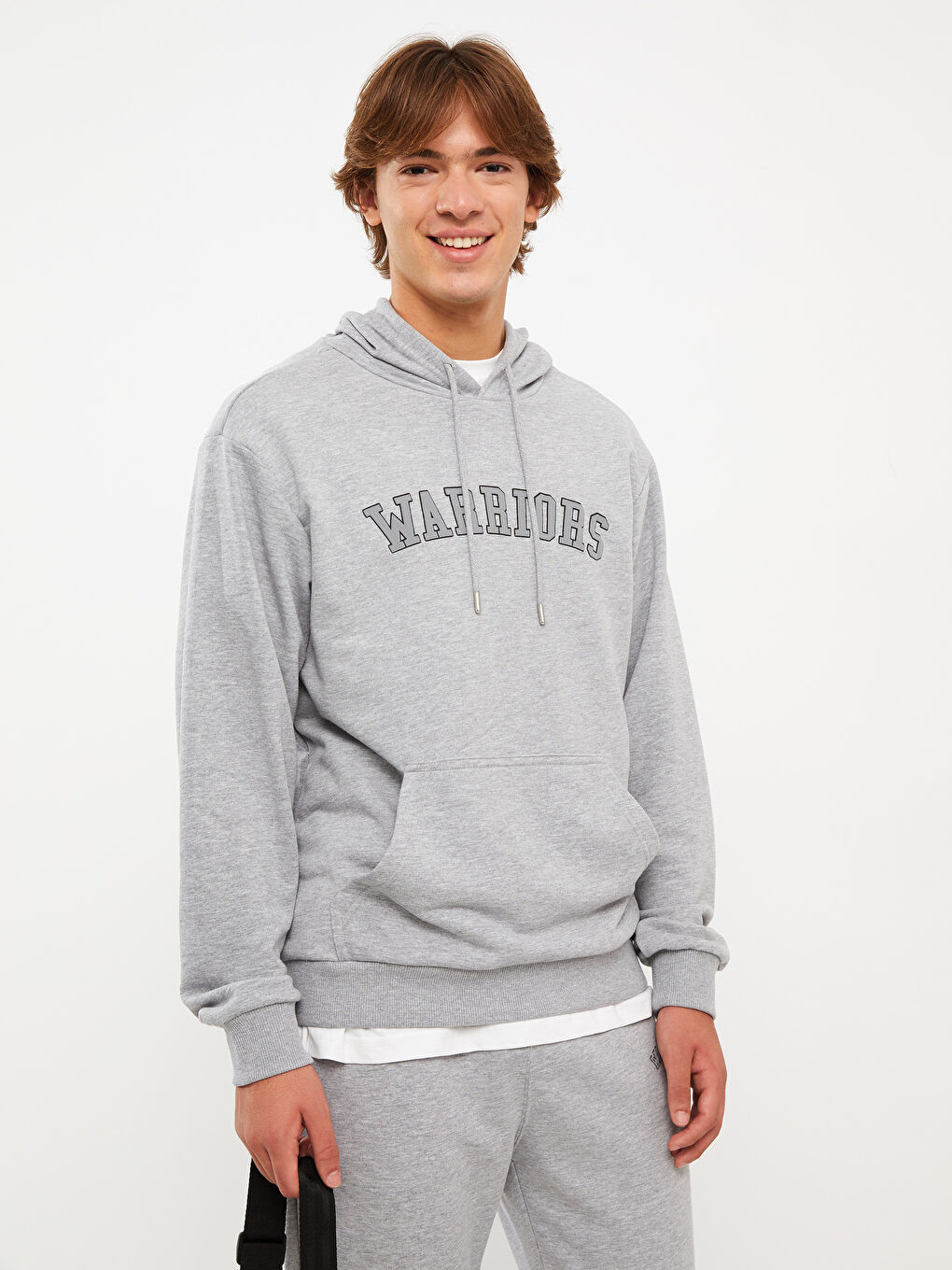 XSIDE Langarm Bedrucktes Herren Kapuzensweatshirt -W2CK39Z8-LAL