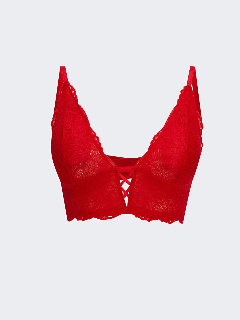 LCW DREAM Non-Wired Non Padded Lace Bralette -W2CL12Z8-HMW