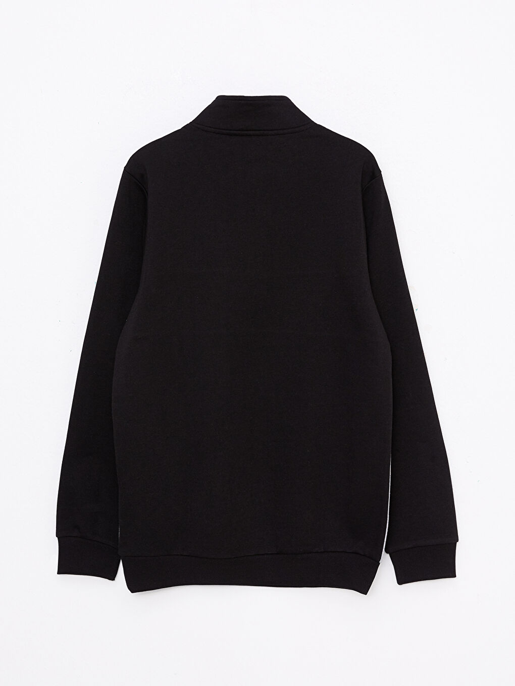 Funnel Neck Long Sleeve Color Block Men's Sweatshirt-6