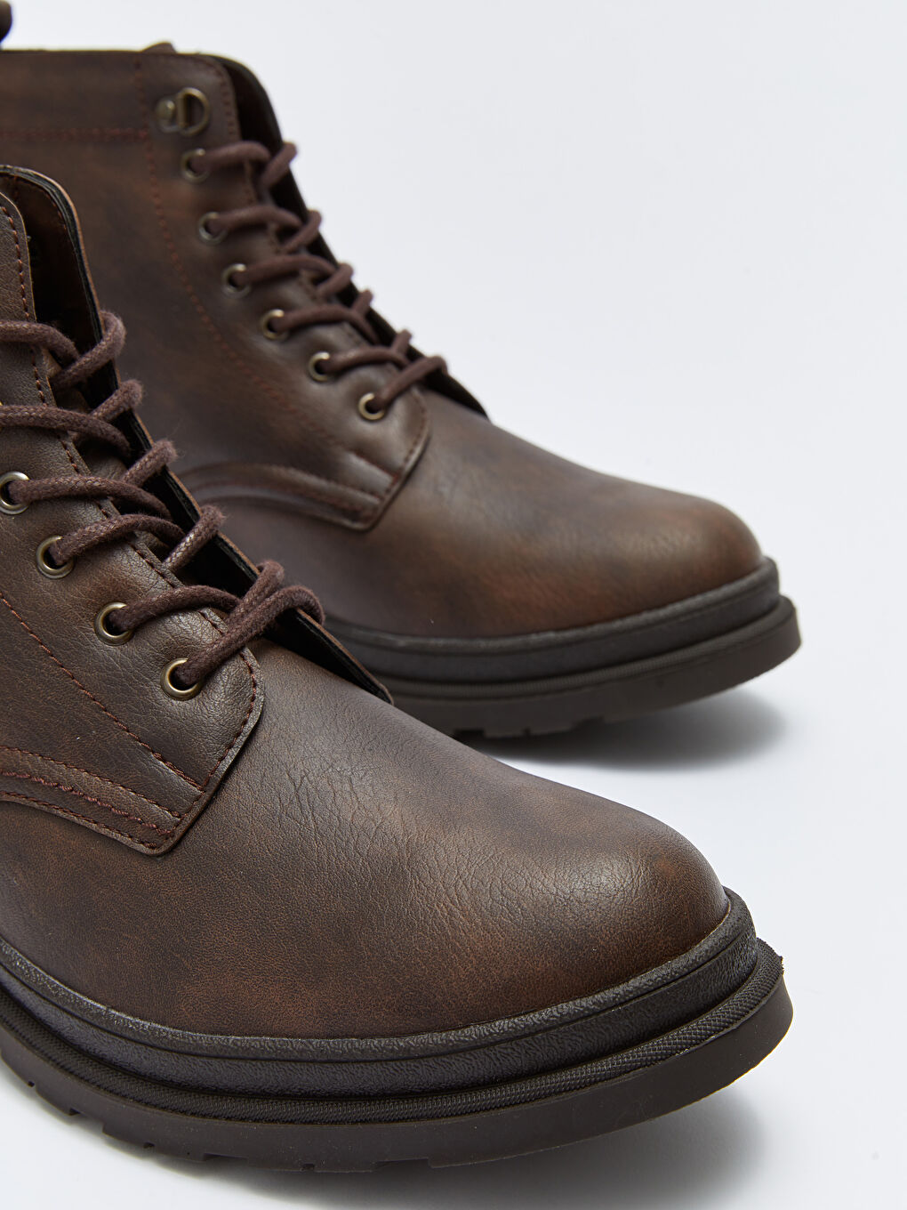 Kunstleder Herren Schnürstiefel-2