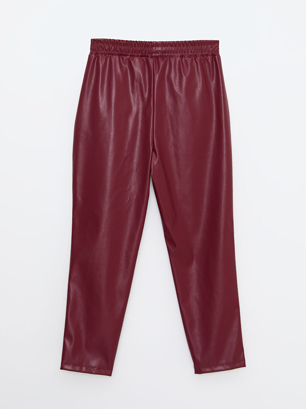 LCWAIKIKI Classic Elastischer Bund Kunstleder Damenhosen -W2CL68Z8-HMS