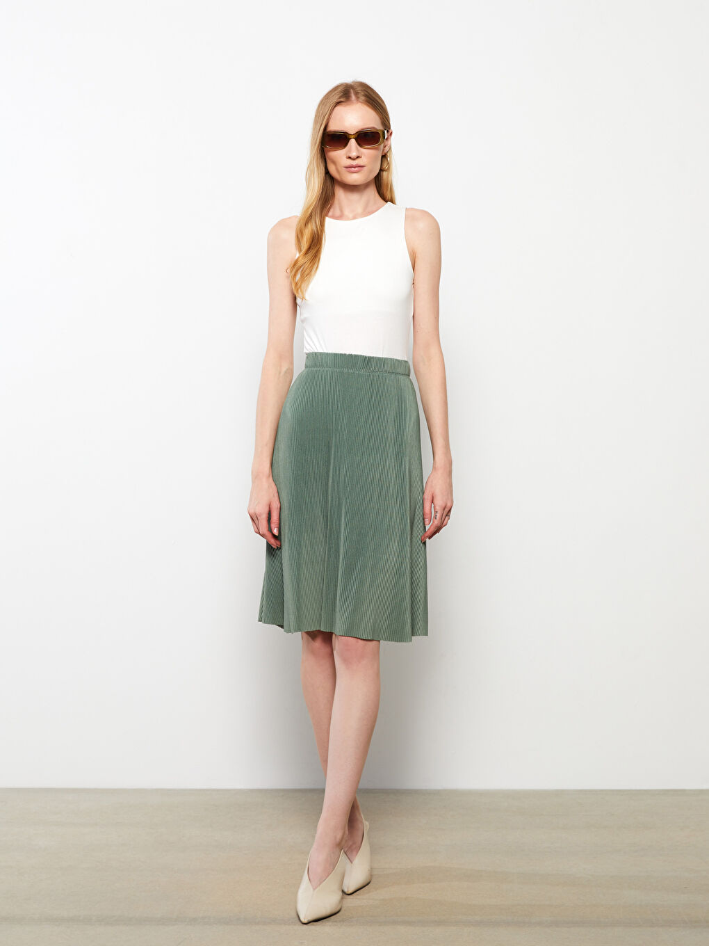 تەنوورەی کەمەر لاستیکی سادە بۆ ژنان-1