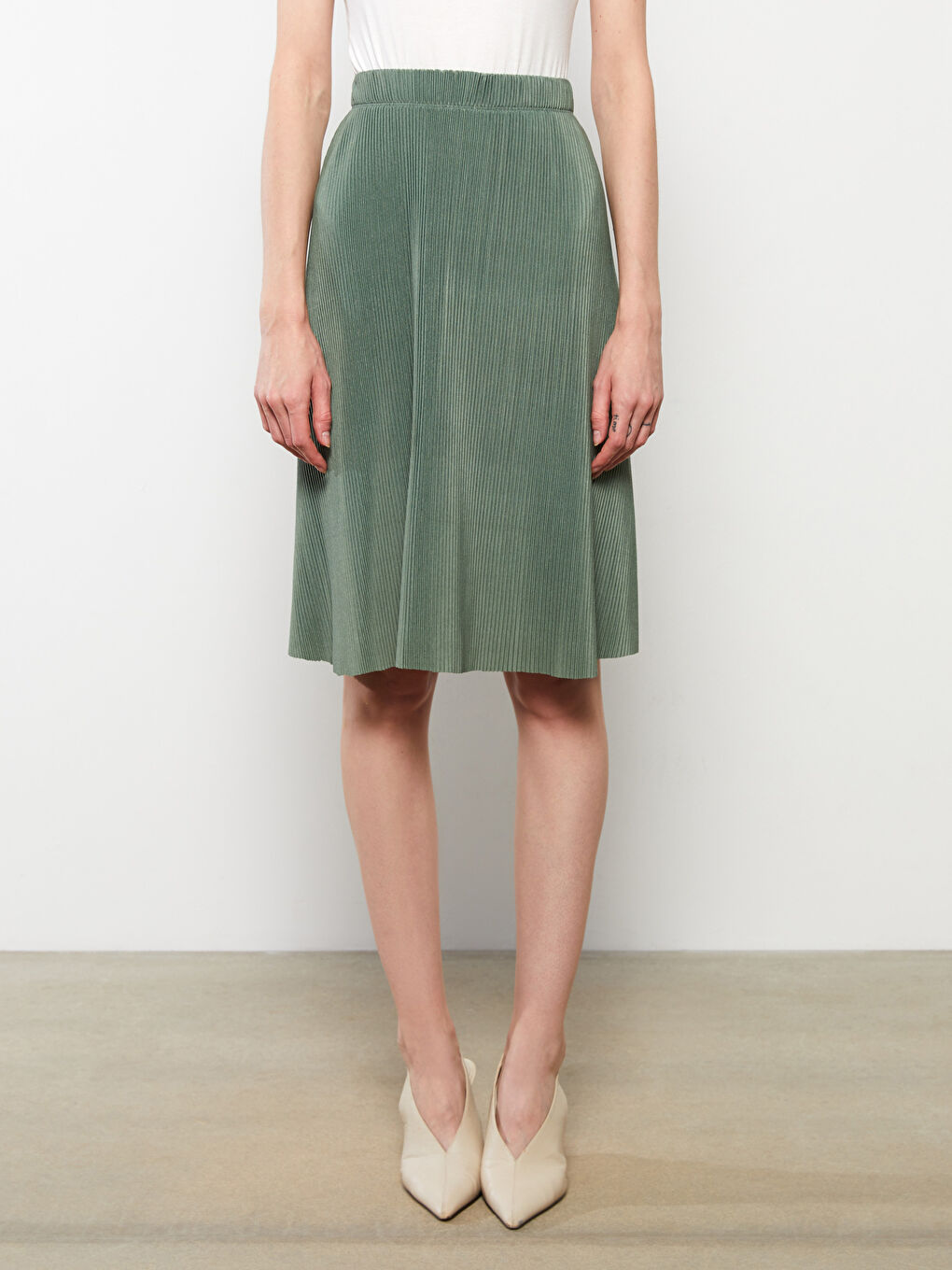 تەنوورەی کەمەر لاستیکی سادە بۆ ژنان-3