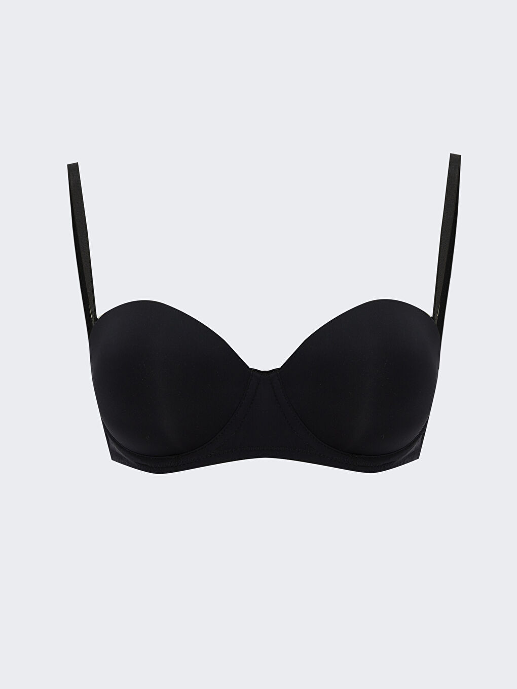 Underwire Filled Regular Bra and Transparent Strap Set