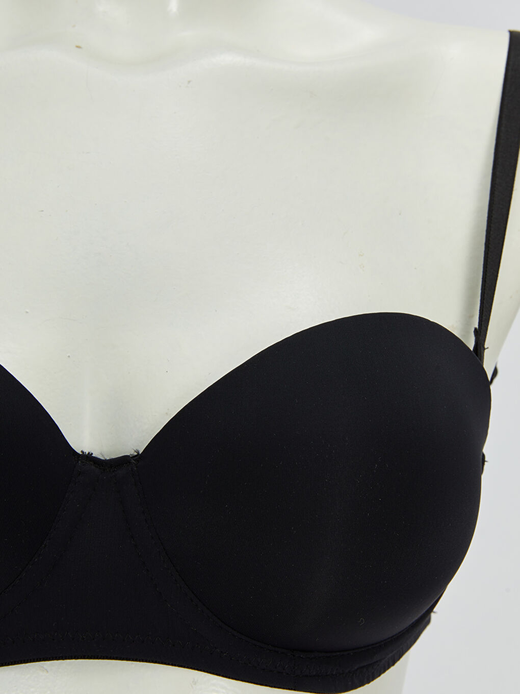 Underwire Filled Regular Bra and Transparent Strap Set-2