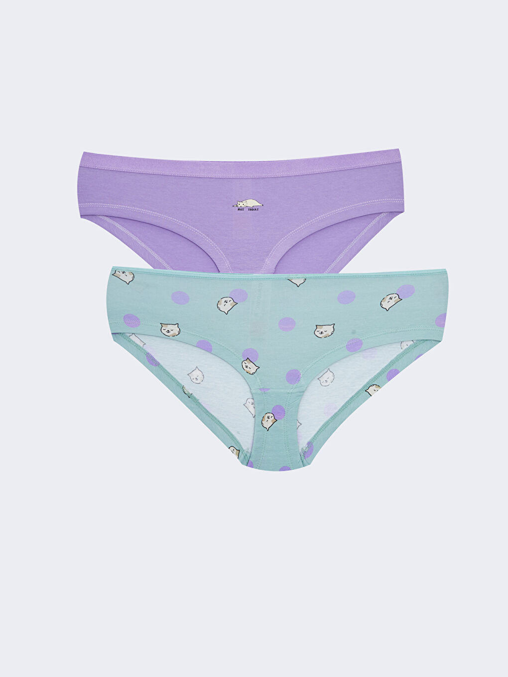 Patterned Hipster Panties 2-Pack