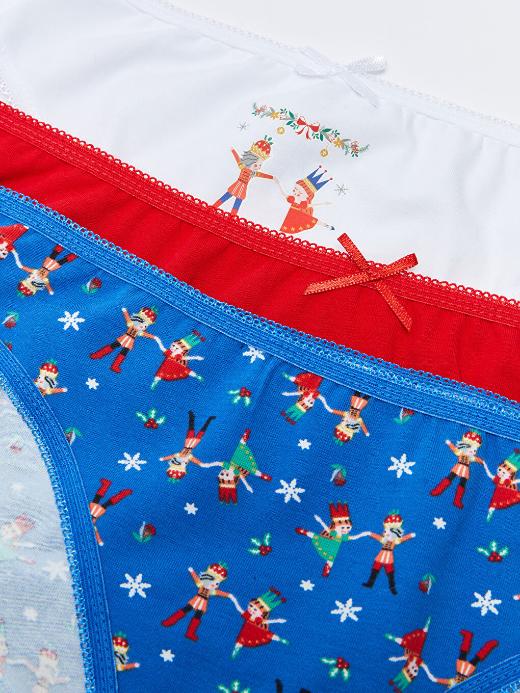 Mavi Desenli Bikini Külot 3'lü-2