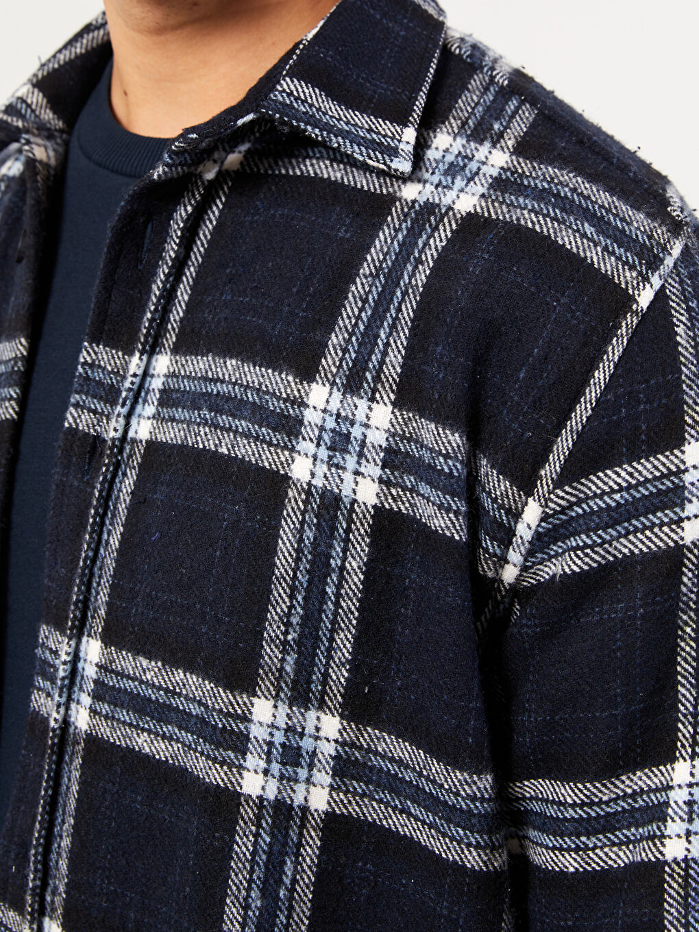 landyページ•*¨*•.¸♬︎ XSIDE Regular Fit Long Sleeve Plaid Men's Flannel Shirt