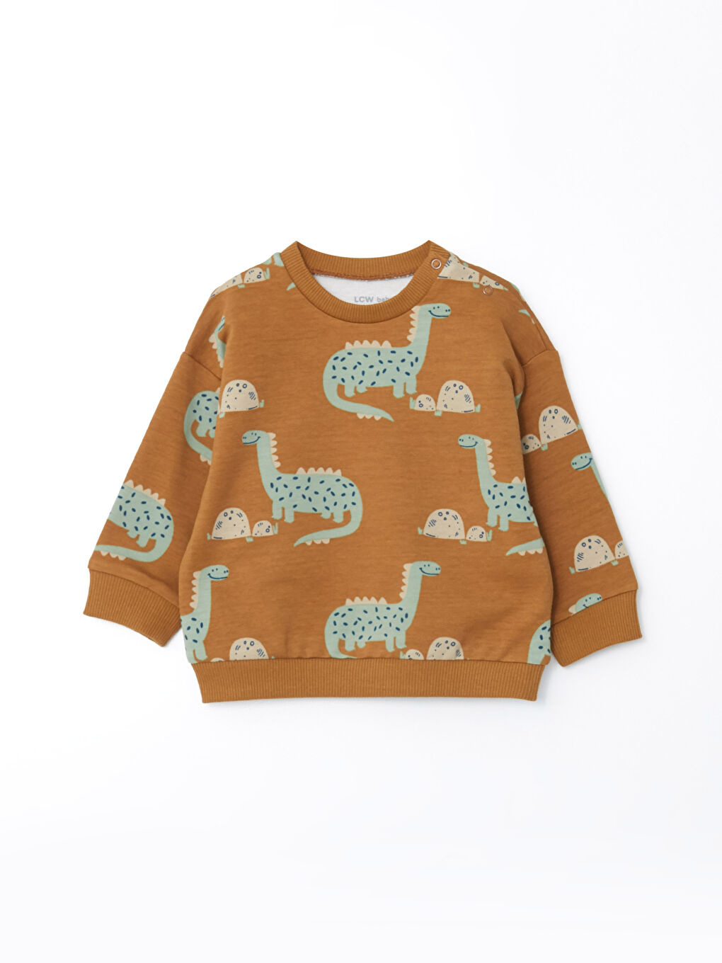 Crew Neck Long Sleeve Printed Baby Boy 2-Pack Set-1