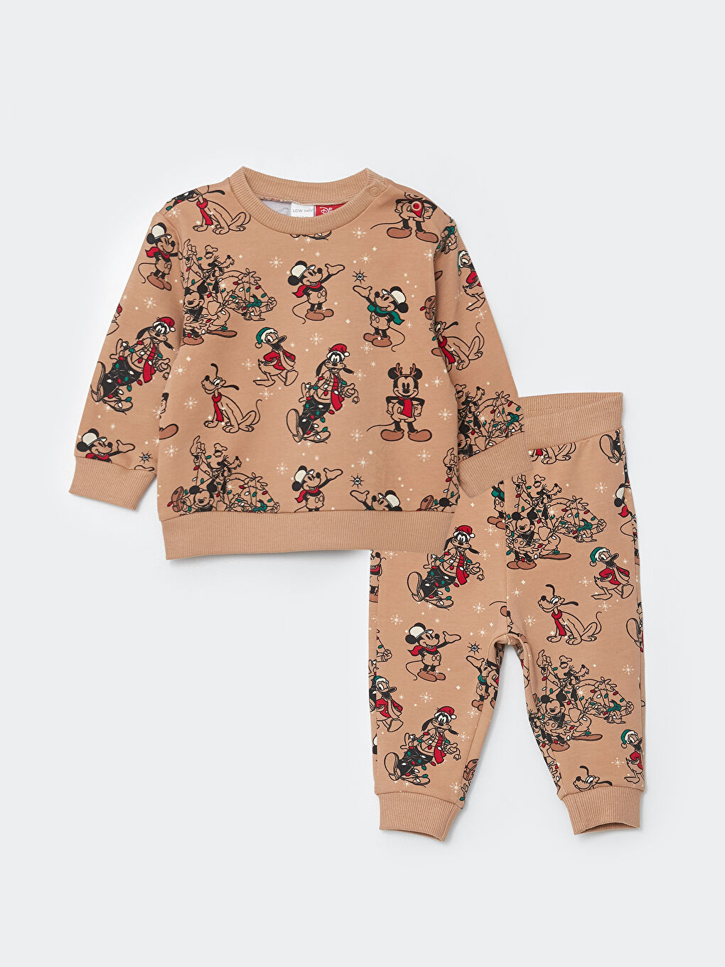 LCW baby Ensemble 2-Pack Bébé Garçon Disney Imprimé Col Rond Manches Longues -W2CM92Z1-RQT
