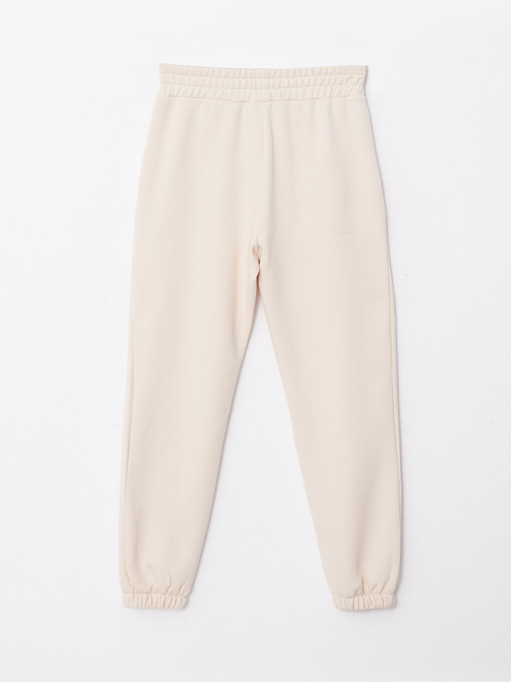 بنطلون رياضي تخين بخصر مرن للسيدات-1