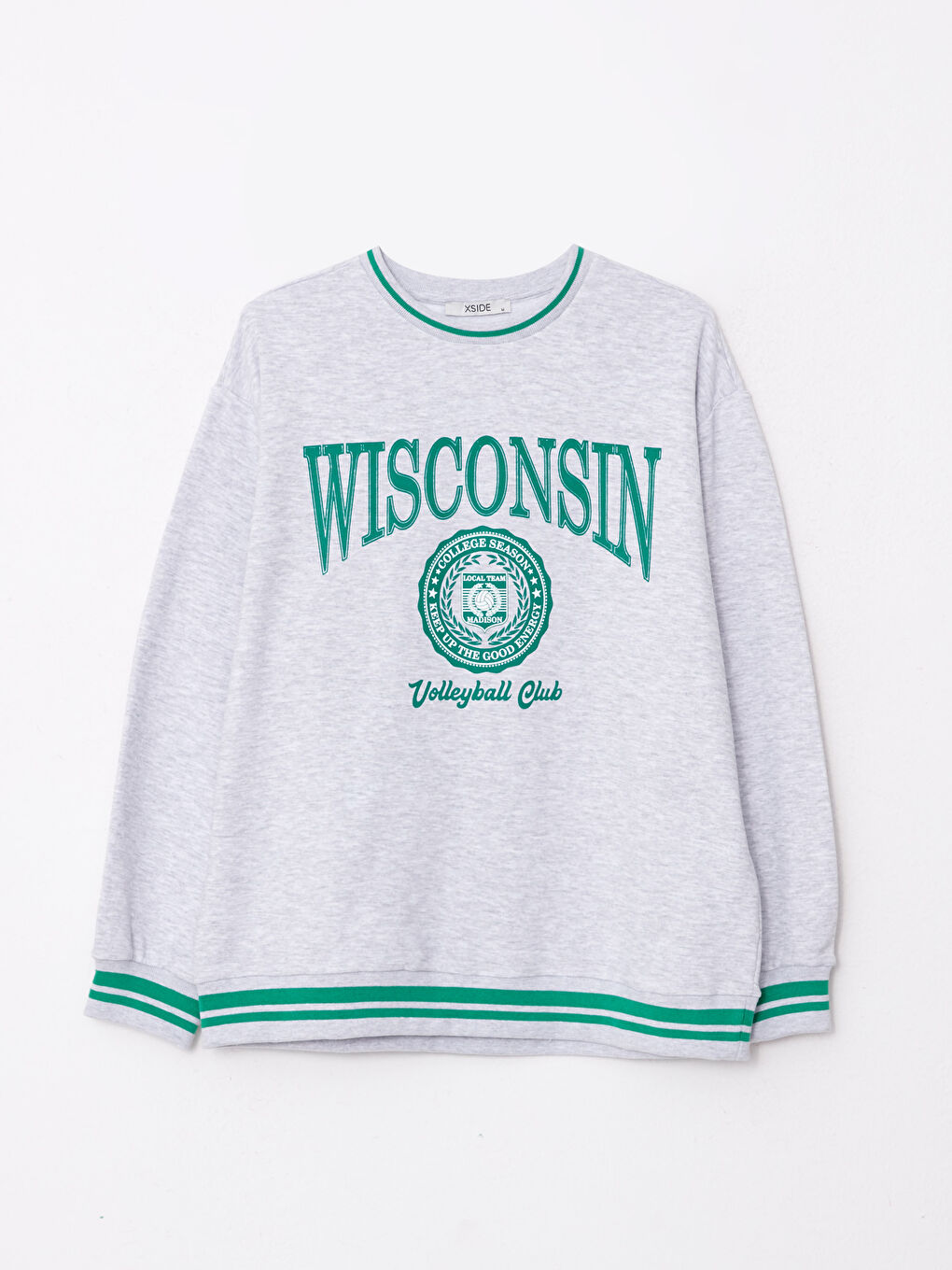 XSIDE Crew Neck Printed Long Sleeve Women's Sweatshirt -W2CN45Z8-LAL