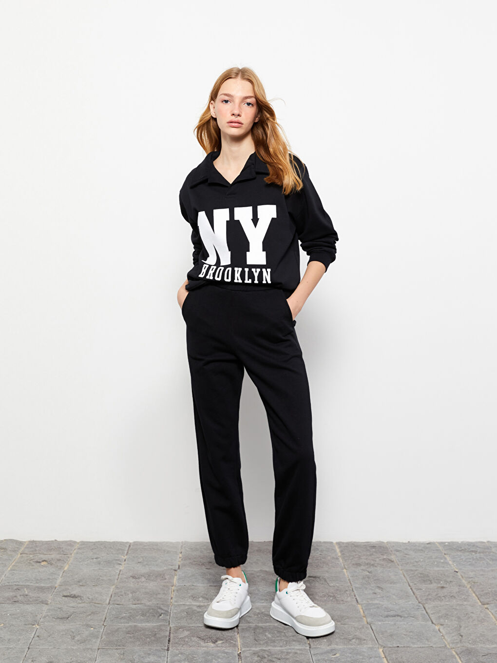 Elasticated Waist Women's Thick Jogger Sweatpants