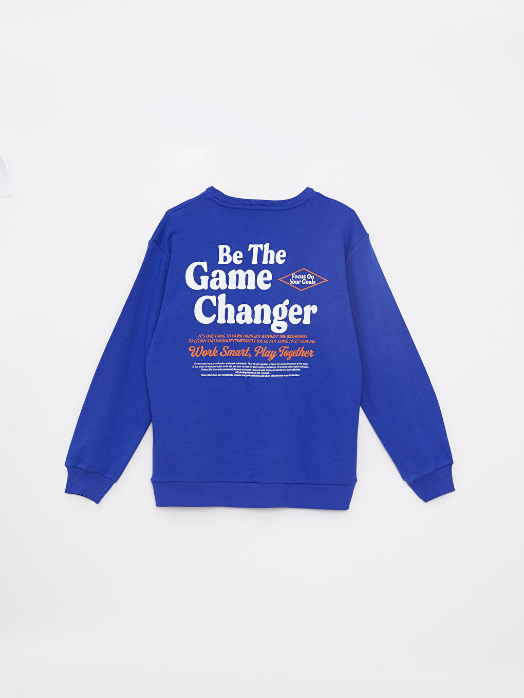 Mavi Bisiklet Yaka Baskılı Uzun Kollu Kadın Sweatshirt-6