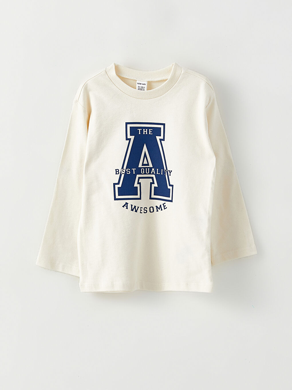 Crew Neck Long Sleeve Printed Baby Boy 3-Pack Set-5