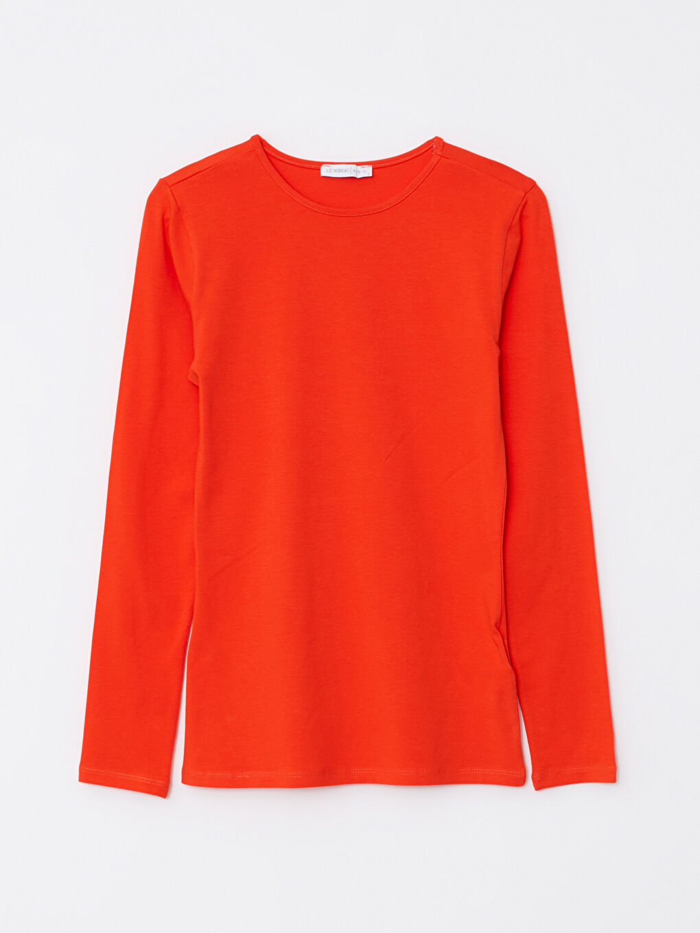 Kırmızı Bisiklet Yaka Kadın Bodysuit-5