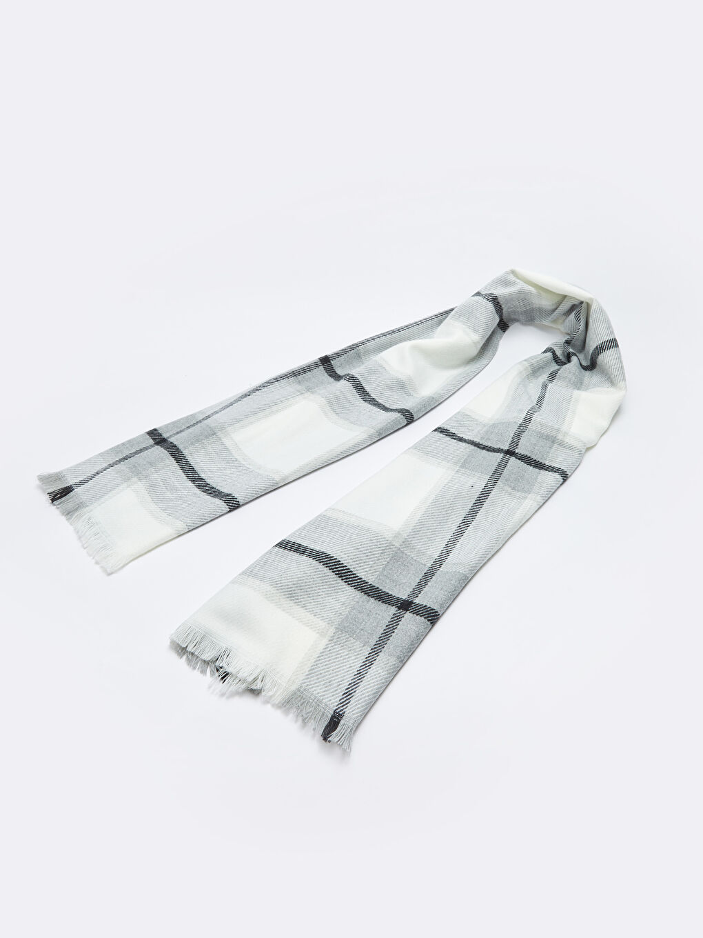 LCW ACCESSORIES Karierter Schal für Damen mit Fransen -W2CP05Z8-LPT