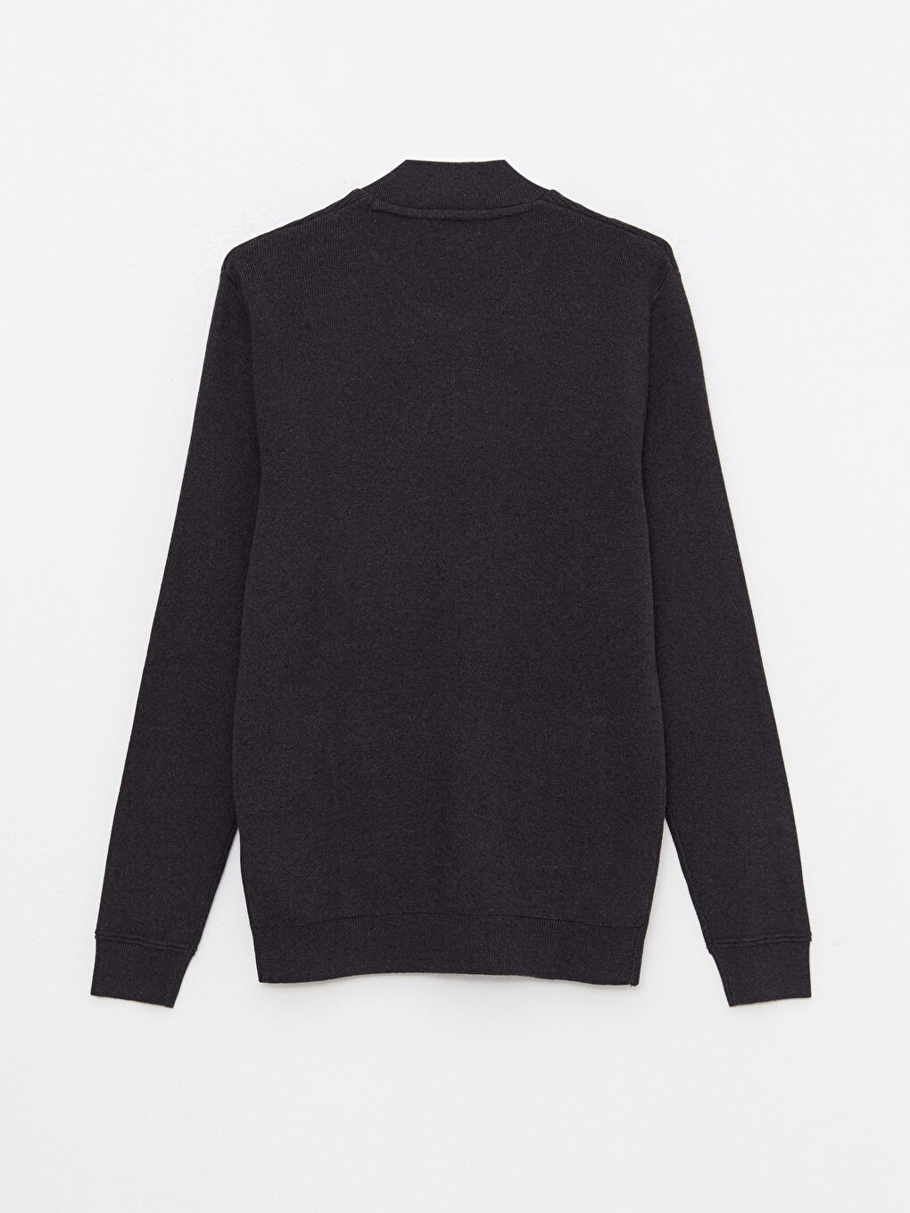 Cardigan Tricotat pentru Bărbați cu Guler Colegiu și Croială Standard-6