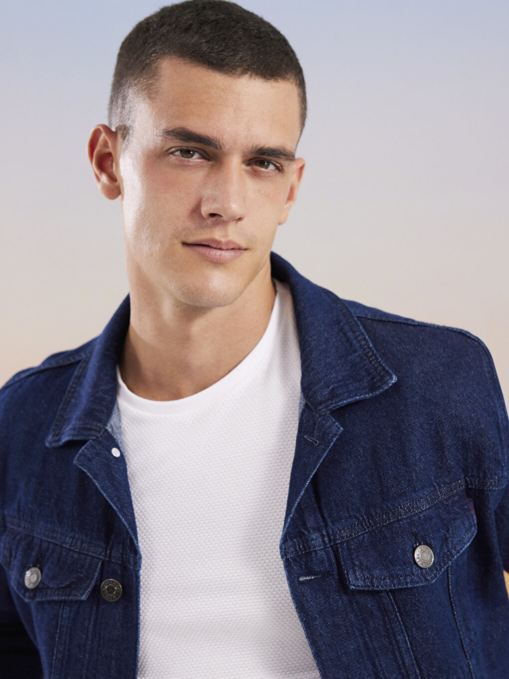 Standard Fit Men's Denim Jacket-1