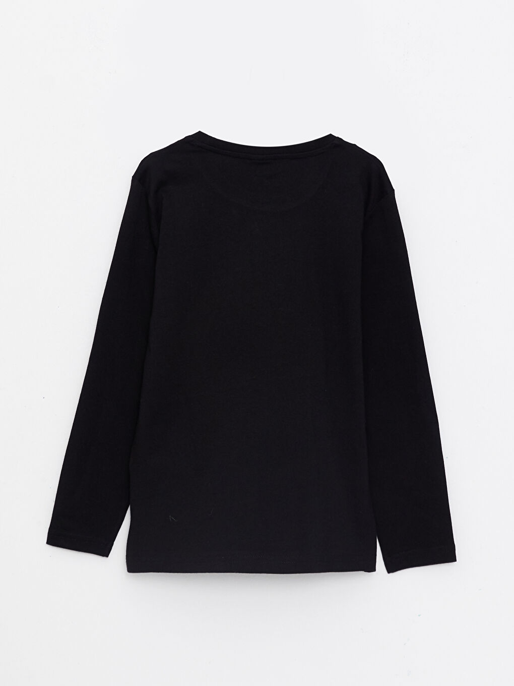 تي شيرت أولادي مطبوع برقبة دائرية و أكمام طويلة-1