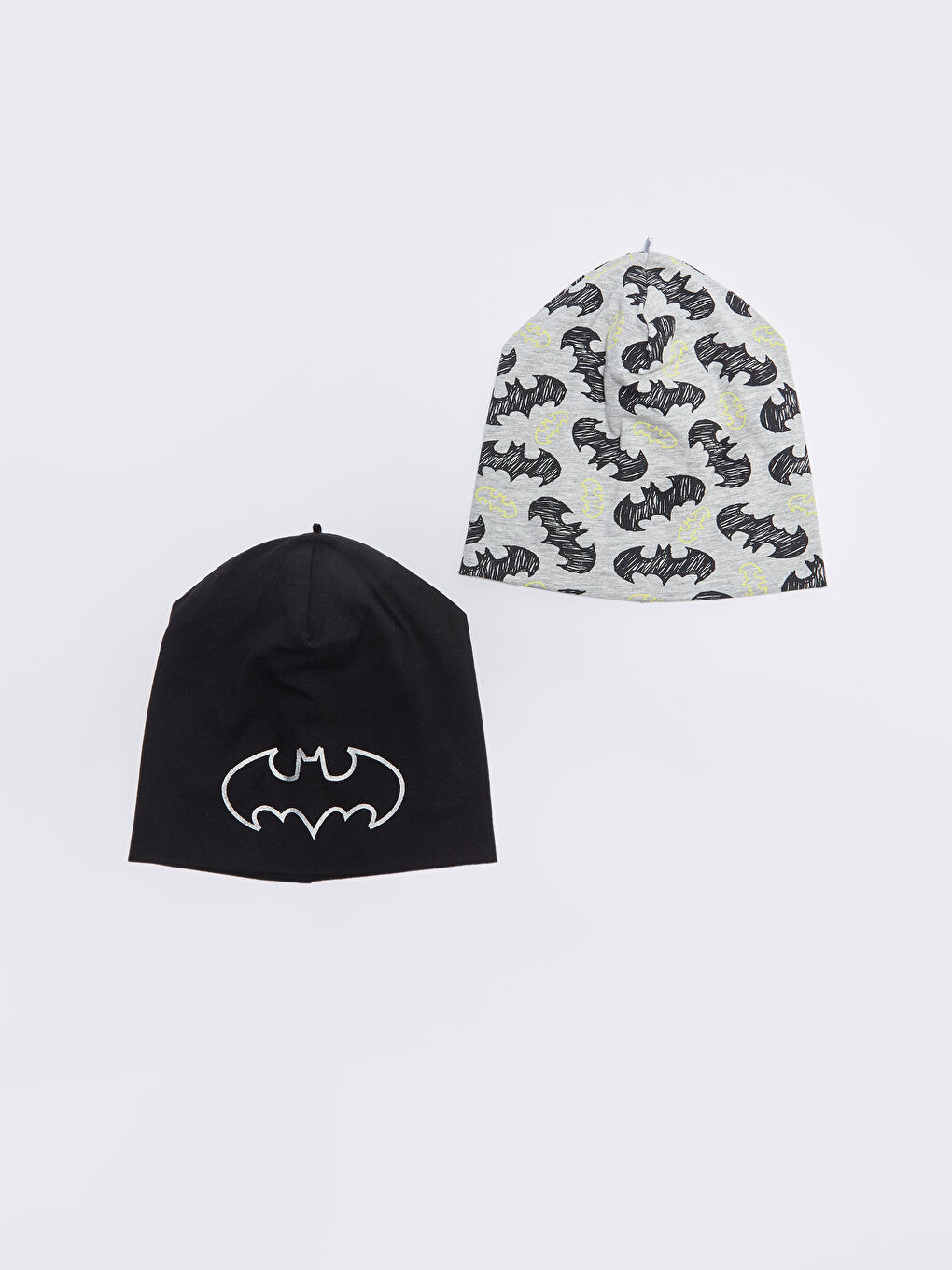 Lot de 2 bonnets en coton imprimé Batman pour bébé garçon
