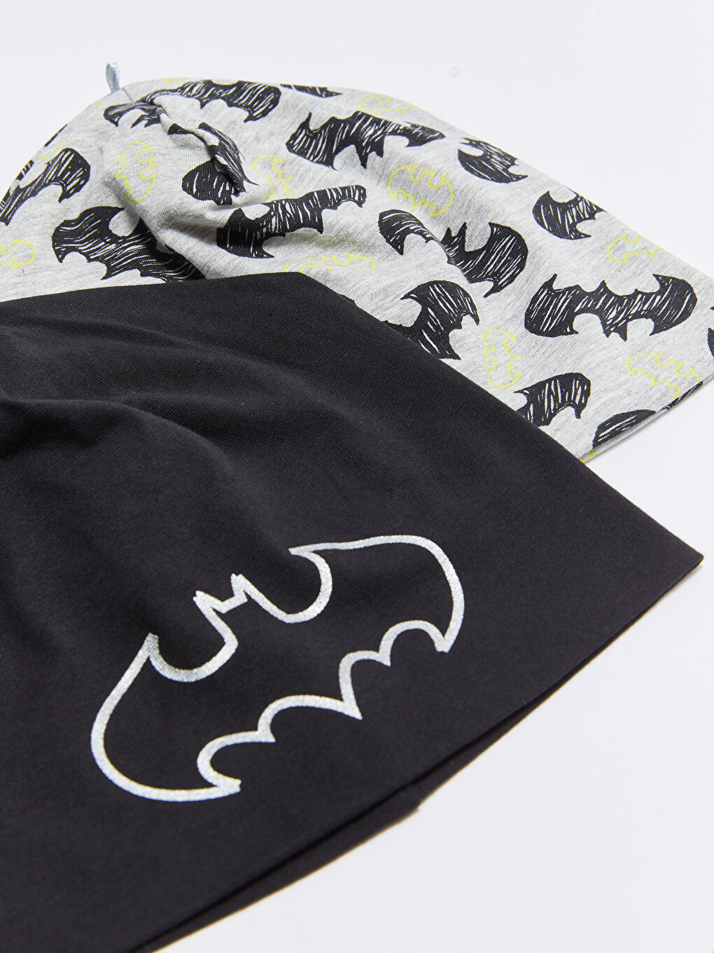 Lot de 2 bonnets en coton imprimé Batman pour bébé garçon-2