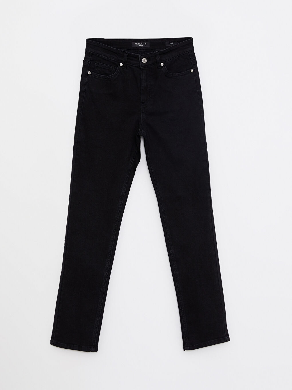 LCW Jeans High Waisted Slim Fit Regular Pocket Detailed Women's Denim Trousers -W2CQ32Z8-327