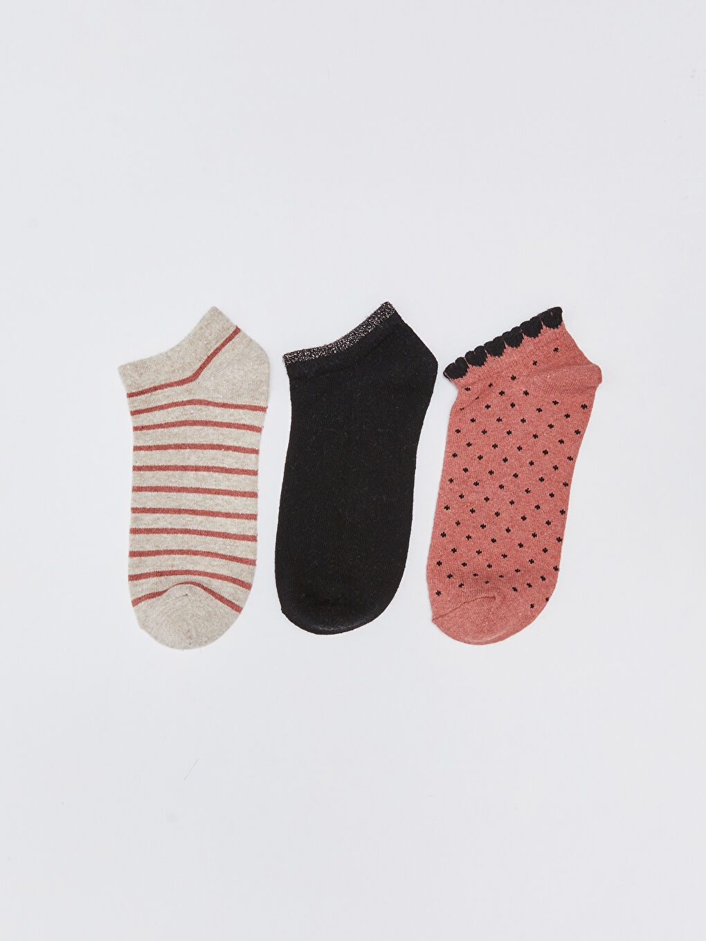 Ženske Sportske Čarape sa Uzorkom, Pakovanje od 3-1