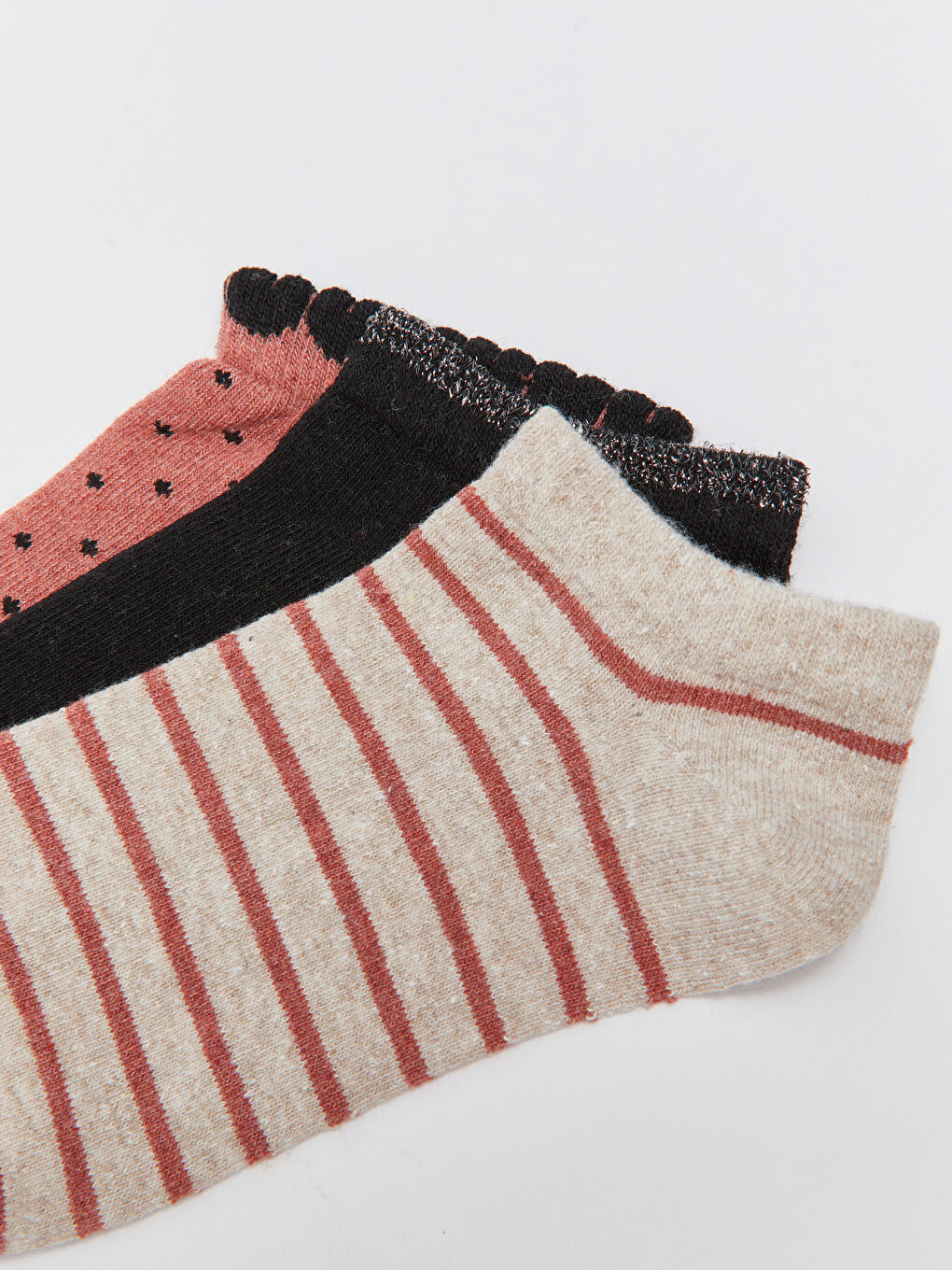 Ženske Sportske Čarape sa Uzorkom, Pakovanje od 3-2