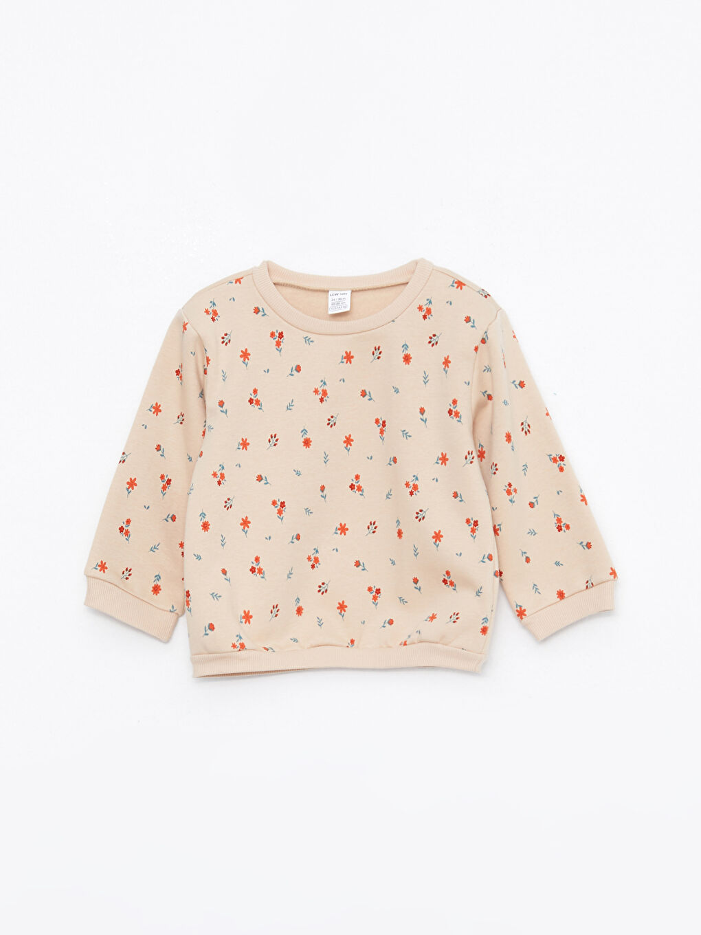 Crew Neck Long Sleeve Baby Girls' Sweatshirt 2 Pack-1