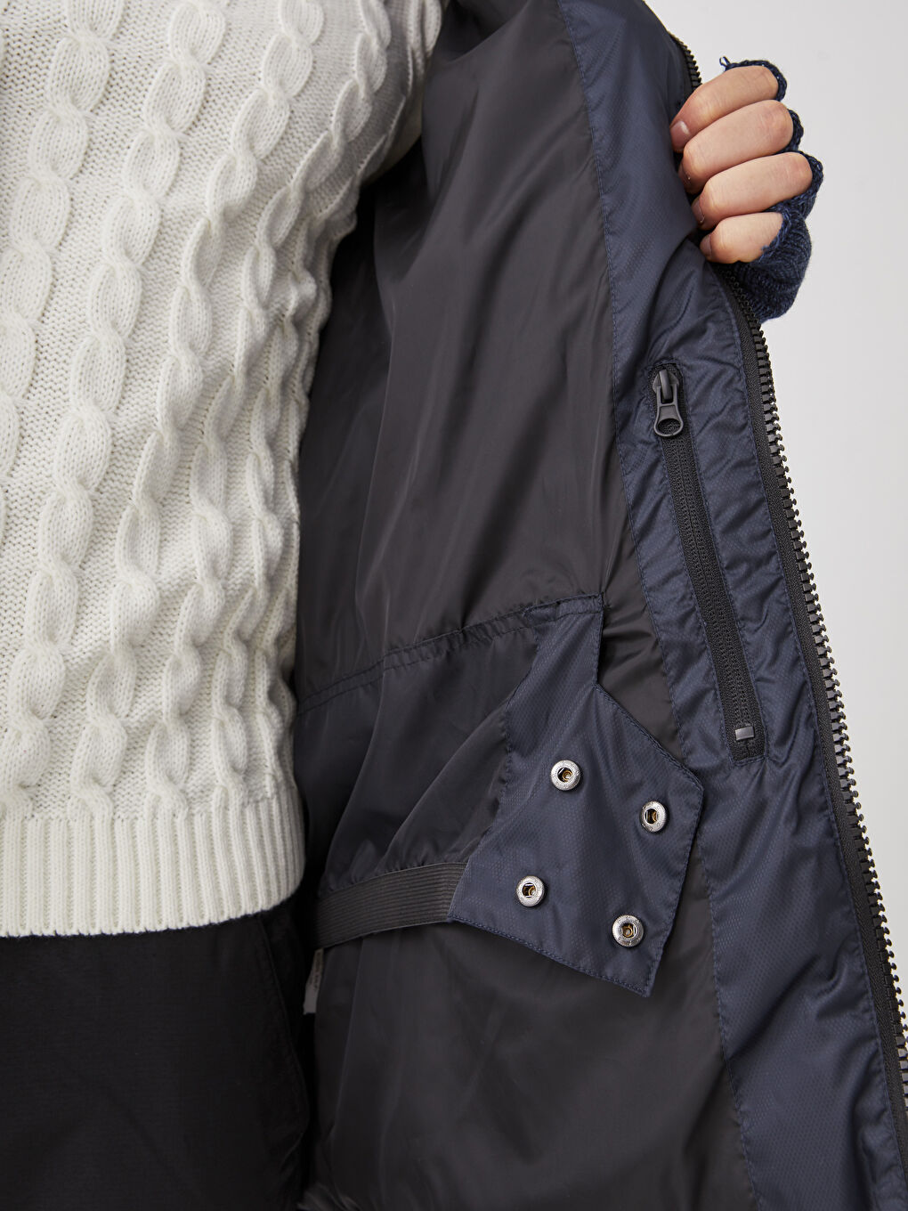 XSIDE ACTIVE Standard Fit Hooded Men's Puffer Coat -W2CR22Z8-J2Y