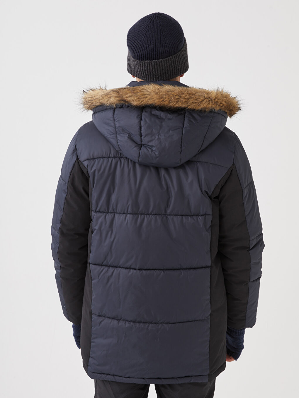 XSIDE ACTIVE Standard Fit Hooded Men's Puffer Coat -W2CR22Z8-J2Y