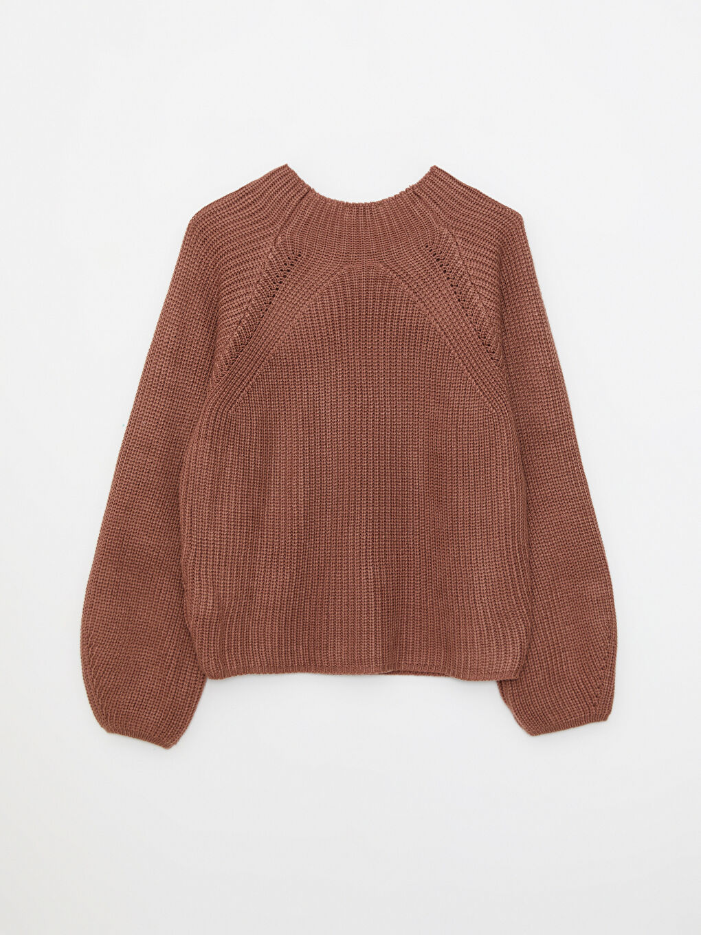 LCW Vision Rundhalsausschnitt Schlicht Langarm Damen Strickpullover -W2CR50Z8-H5D