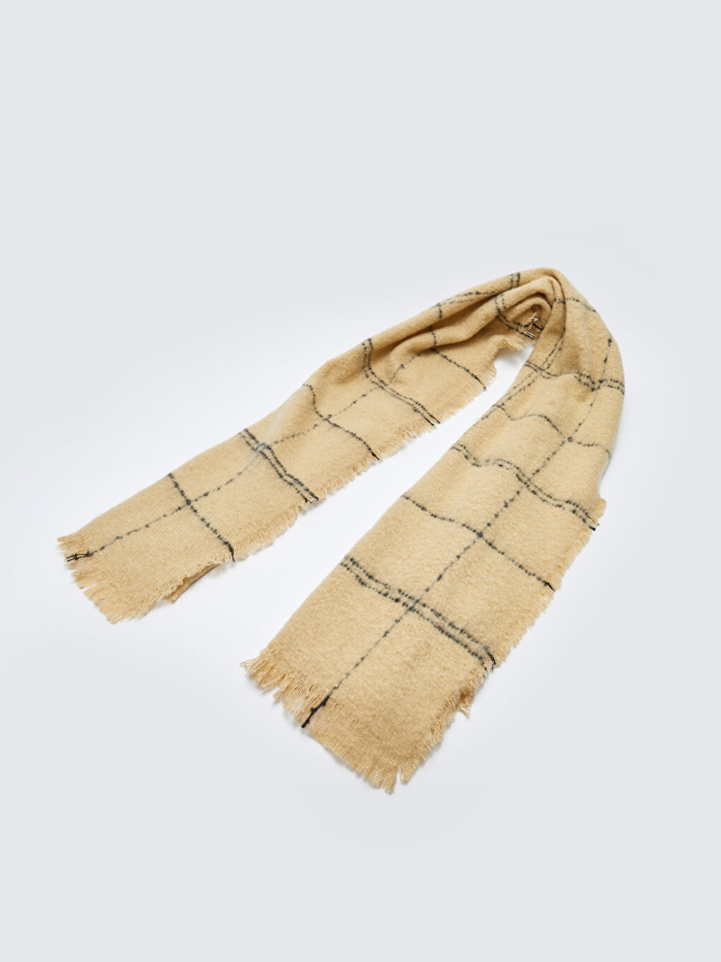 LCW ACCESSORIES Karierter Schal für Damen mit Fransen -W2CR66Z8-JYL