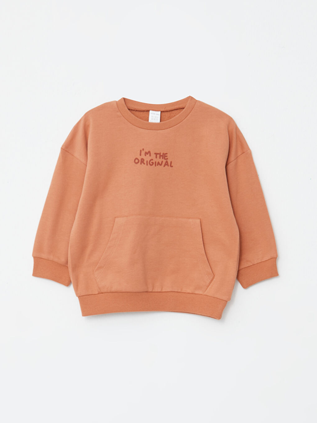 Set de Bluze cu Guler Rotund și Mâneci Lungi Imprimate pentru Bebeluși Băieți și Pantaloni de Trening 2 Bucăți-1