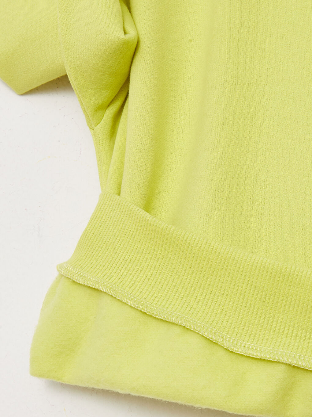 Yeşil Bisiklet Yaka Uzun Kollu Erkek Bebek Sweatshirt ve Pantolon 2'li Takım-5