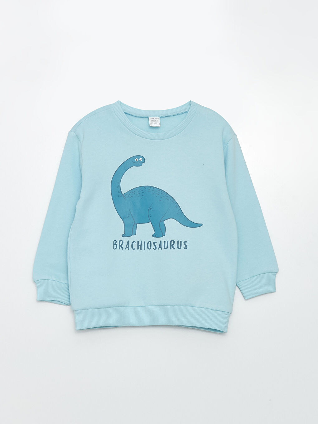 Crew Neck Printed Baby Boys' Sweatshirt and Sweatpants-1